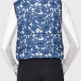 Kastel Denmark Pacific Blue Wild Rose & Black Reversible Puffer Vest - Kastel Denmark - Equiluxe Tack
