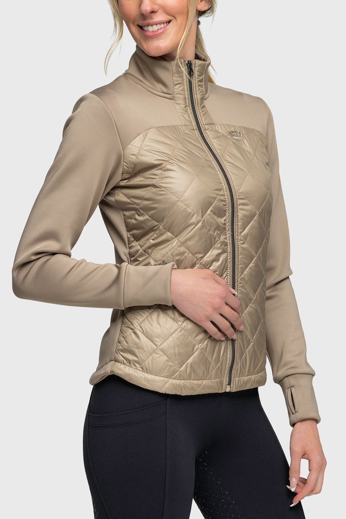 Kastel Denmark Quilted Front Desert Full Zip Jacket - Kastel Denmark - Equiluxe Tack