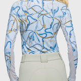 Kastel Denmark Robin's Egg Belt Print Long Sleeve 1/4 Zip Sun Shirt - Kastel Denmark - Equiluxe Tack
