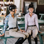 Kastel Denmark Robin's Egg Belt Print Long Sleeve Raglan 1/4 Zip Sun Shirt - Kastel Denmark - Equiluxe Tack