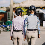 Kastel Denmark Robin's Egg Belt Print Long Sleeve Raglan 1/4 Zip Sun Shirt - Kastel Denmark - Equiluxe Tack