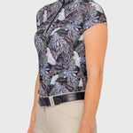 Kastel Denmark Sage Rainforest Cap Sleeve 1/4 Zip Sun Shirt - Kastel Denmark - Equiluxe Tack