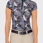 Kastel Denmark Sage Rainforest Cap Sleeve 1/4 Zip Sun Shirt - Kastel Denmark - Equiluxe Tack