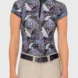 Kastel Denmark Sage Rainforest Cap Sleeve 1/4 Zip Sun Shirt - Kastel Denmark - Equiluxe Tack