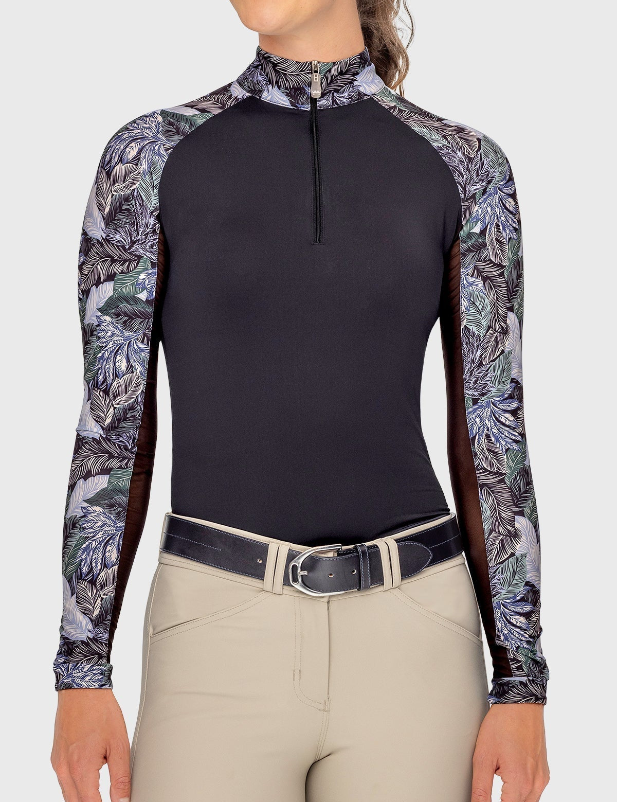 Kastel Denmark Sage Rainforest Long Sleeve Raglan 1/4 Zip Sun Shirt - Kastel Denmark - Equiluxe Tack