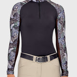 Kastel Denmark Sage Rainforest Long Sleeve Raglan 1/4 Zip Sun Shirt - Kastel Denmark - Equiluxe Tack