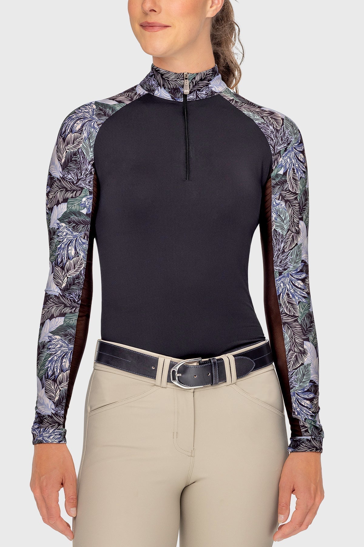 Kastel Denmark Sage Rainforest Long Sleeve Raglan 1/4 Zip Sun Shirt - Kastel Denmark - Equiluxe Tack