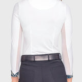 Kastel Denmark Sailor Blue French Tulip Inner Print & Cuff Tailored Show Shirt - Kastel Denmark - Equiluxe Tack