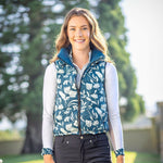 Kastel Denmark Sailor Blue French Tulip Inner Print & Cuff Tailored Show Shirt - Kastel Denmark - Equiluxe Tack