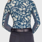 Kastel Denmark Sailor Blue French Tulip Long Sleeve 1/4 Zip Sun Shirt - Kastel Denmark - Equiluxe Tack