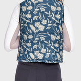 Kastel Denmark Sailor Blue French Tulip Reversible Puffer Vest w/Sailor Blue Reverse - Kastel Denmark - Equiluxe Tack