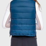 Kastel Denmark Sailor Blue French Tulip Reversible Puffer Vest w/Sailor Blue Reverse - Kastel Denmark - Equiluxe Tack