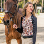 Kastel Denmark Sienna Ikat Performance Raglan Long Sleeve 1/4 Zip Sun Shirt - Kastel Denmark - Equiluxe Tack