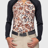 Kastel Denmark Sienna Ikat Performance Raglan Long Sleeve 1/4 Zip Sun Shirt - Kastel Denmark - Equiluxe Tack
