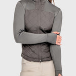 Kastel Denmark Slate Quilted Full Zip Jacket - Kastel Denmark - Equiluxe Tack
