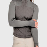 Kastel Denmark Slate Quilted Full Zip Jacket - Kastel Denmark - Equiluxe Tack