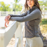 Kastel Denmark Slate Quilted Full Zip Jacket - Kastel Denmark - Equiluxe Tack