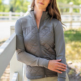 Kastel Denmark Slate Quilted Full Zip Jacket - Kastel Denmark - Equiluxe Tack