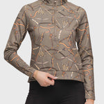 Kastel Denmark Taupe Belt ½ Zip Scuba Pullover - Kastel Denmark - Equiluxe Tack