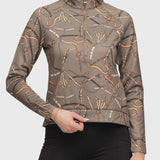 Kastel Denmark Taupe Belt ½ Zip Scuba Pullover - Kastel Denmark - Equiluxe Tack