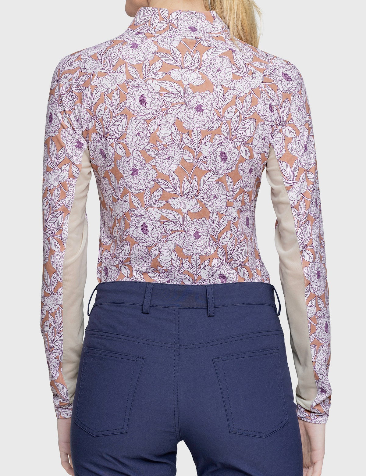 Kastel Denmark Tuscan Wild Rose Long Sleeve 1/4 Zip Shirt - Kastel Denmark - Equiluxe Tack