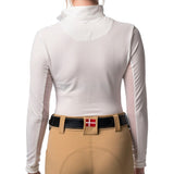 Kastel Denmark White with White Trim Long Sleeve Sun Shirt - Kastel Denmark - Equiluxe Tack