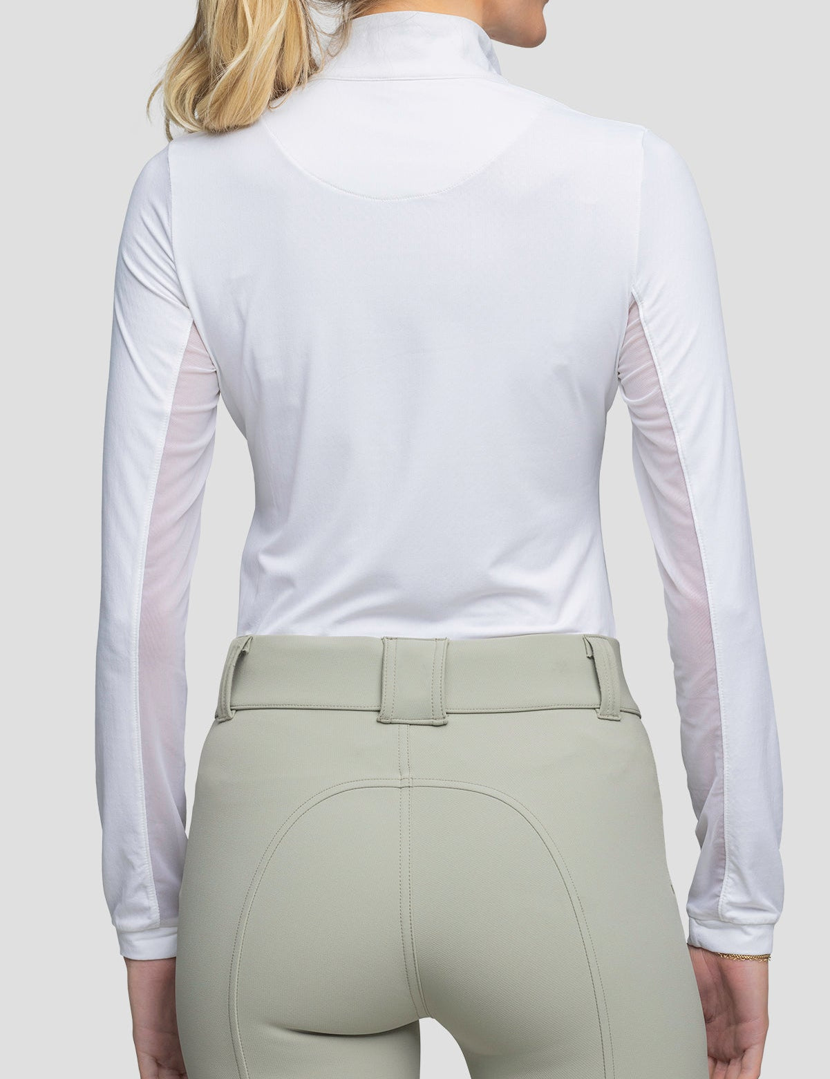 Kastel Denmark White with White Trim Sun Shirt - Kastel Denmark - Equiluxe Tack