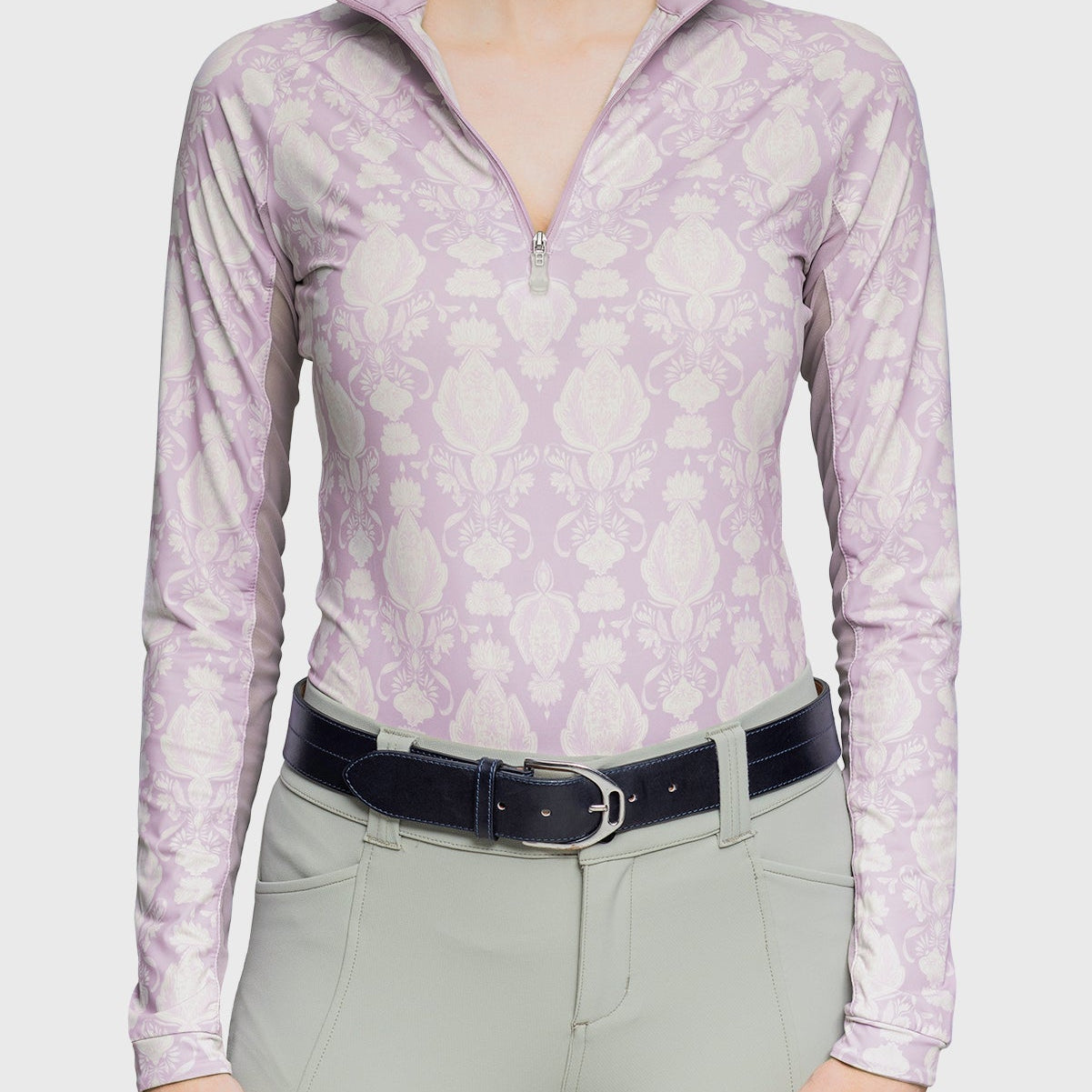 Kastel Denmark Wisteria Paris Hotel Long Sleeve 1/4 Zip Sun Shirt - Kastel Denmark - Equiluxe Tack
