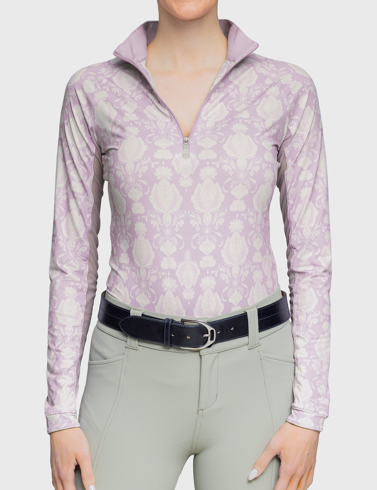 Kastel Denmark Wisteria Paris Hotel Long Sleeve 1/4 Zip Sun Shirt - Kastel Denmark - Equiluxe Tack