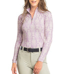 Kastel Denmark Wisteria Paris Hotel Long Sleeve 1/4 Zip Sun Shirt - Kastel Denmark - Equiluxe Tack