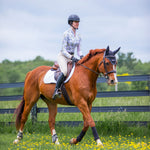 Kastel Denmark Yellow Wild Poppies Long Sleeve 1/4 Zip Sun Shirt With Trim - Kastel Denmark - Equiluxe Tack