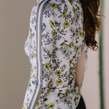 Kastel Denmark Yellow Wild Poppies Long Sleeve 1/4 Zip Sun Shirt With Trim - Kastel Denmark - Equiluxe Tack