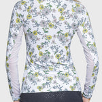 Kastel Denmark Yellow Wild Poppies Long Sleeve 1/4 Zip Sun Shirt With Trim - Kastel Denmark - Equiluxe Tack