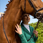 Kelly Green Mesh Show Jacket - Espoir Equestrian - Equiluxe Tack