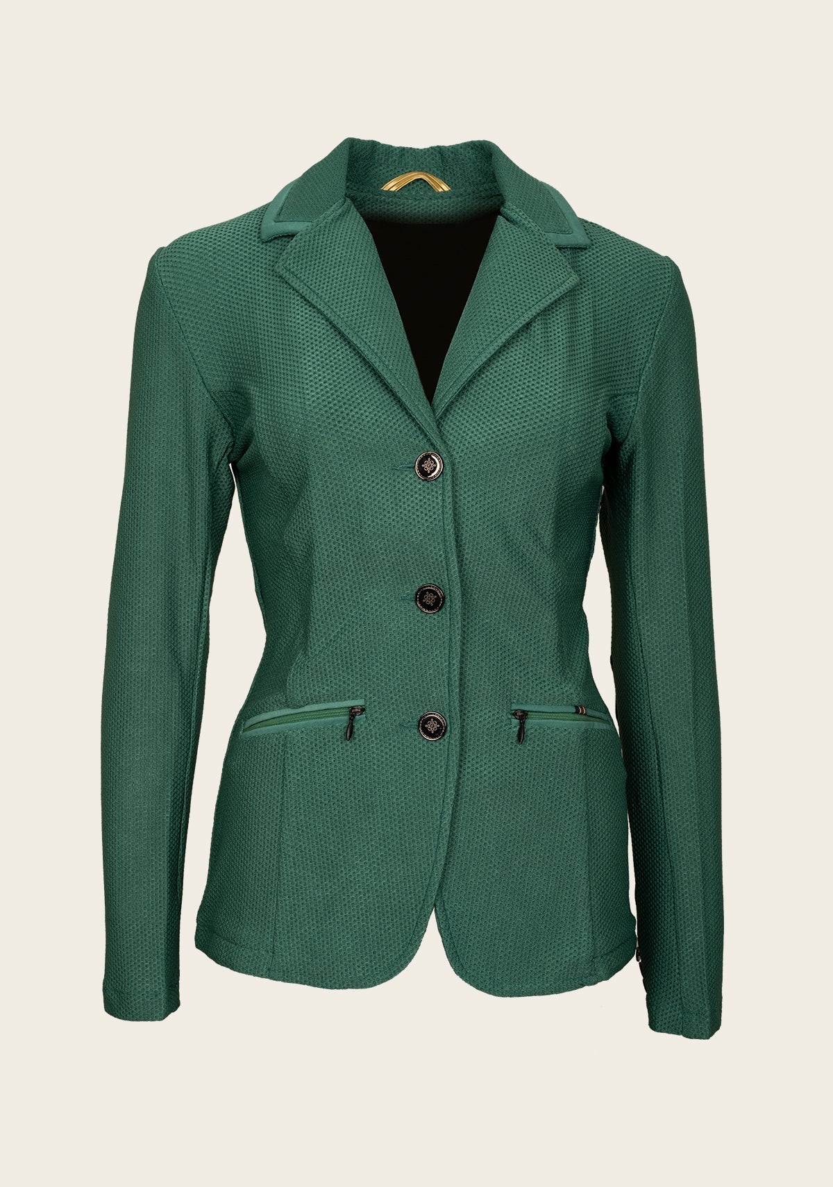 Kelly Green Mesh Show Jacket - Espoir Equestrian - Equiluxe Tack