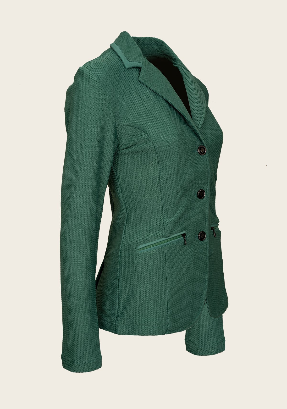 Kelly Green Mesh Show Jacket - Espoir Equestrian - Equiluxe Tack