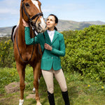 Kelly Green Mesh Show Jacket - Espoir Equestrian - Equiluxe Tack