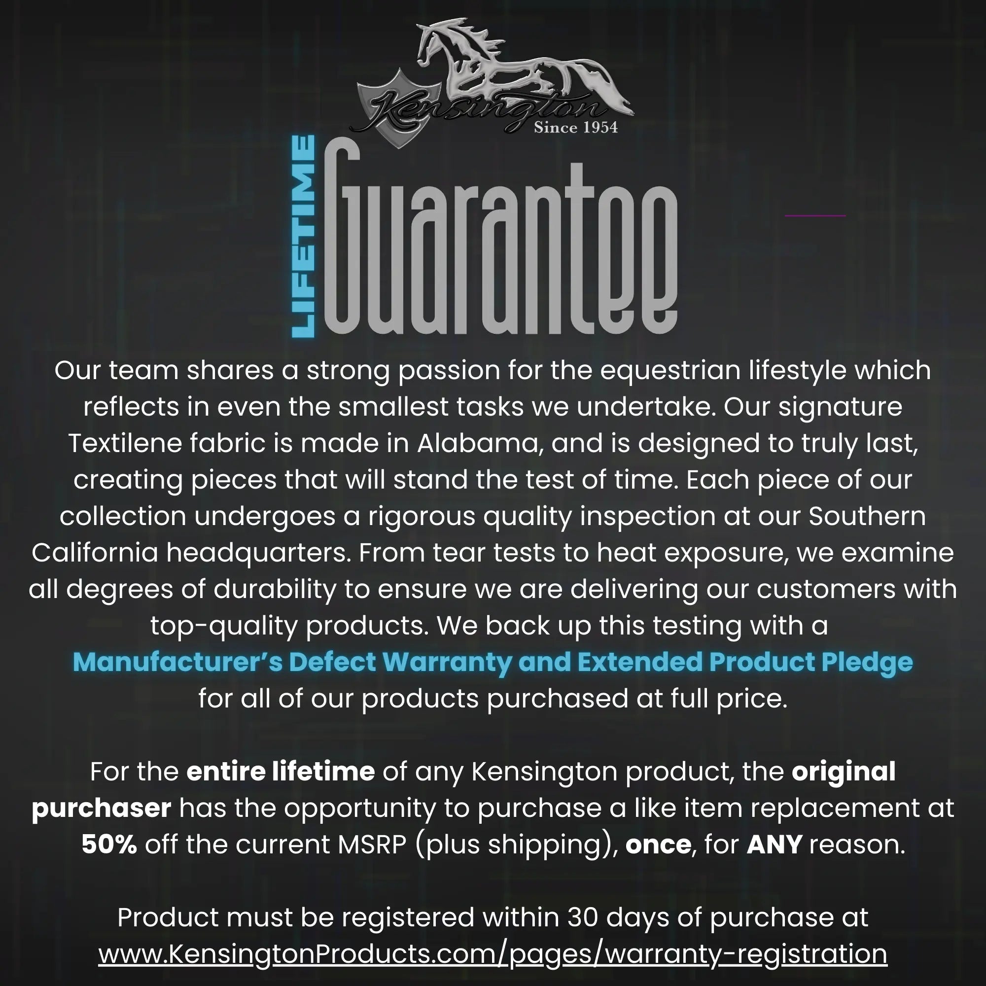 Kensington Belly Band - Add to Protective Sheet for Full Coverage Protection - Kensington Protective Products - Equiluxe Tack