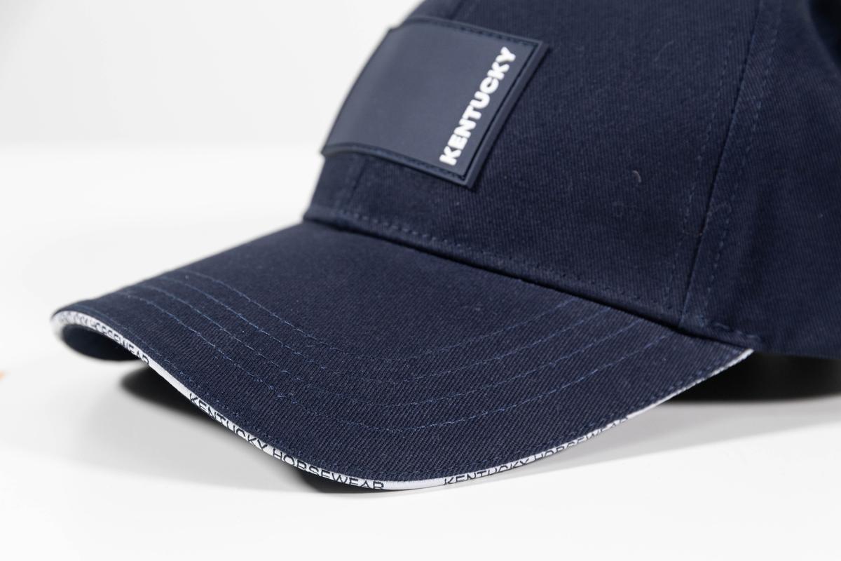 Kentucky Horsewear Baseball Cap Rubber Logo - Navy - Kentucky Horsewear - Equiluxe Tack