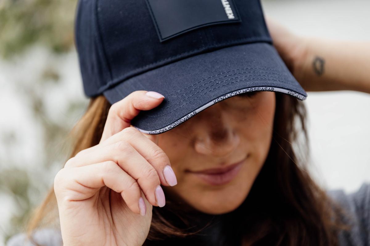 Kentucky Horsewear Baseball Cap Rubber Logo - Navy - Kentucky Horsewear - Equiluxe Tack