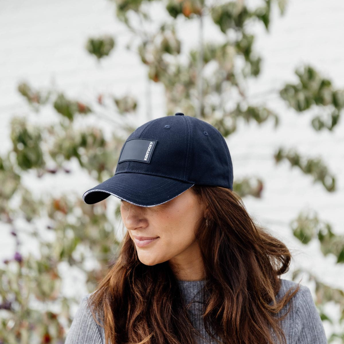 Kentucky Horsewear Baseball Cap Rubber Logo - Navy - Kentucky Horsewear - Equiluxe Tack