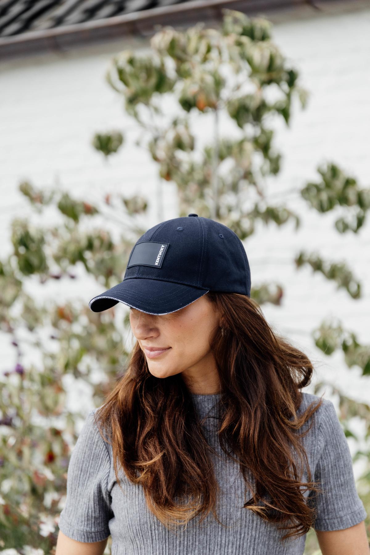 Kentucky Horsewear Baseball Cap Rubber Logo - Navy - Kentucky Horsewear - Equiluxe Tack