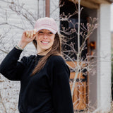 Kentucky Horsewear Baseball Cap Rubber Logo - Old Rose - Kentucky Horsewear - Equiluxe Tack