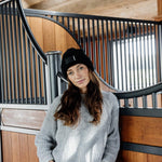Kentucky Horsewear Beanie Rubber Logo - Black - Kentucky Horsewear - Equiluxe Tack