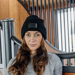 Kentucky Horsewear Beanie Rubber Logo - Black - Kentucky Horsewear - Equiluxe Tack