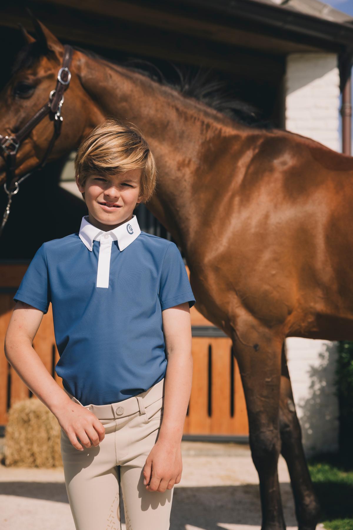 Kentucky Horsewear Boy Show Shirt Short Osaka Kids - Kentucky Horsewear - Equiluxe Tack