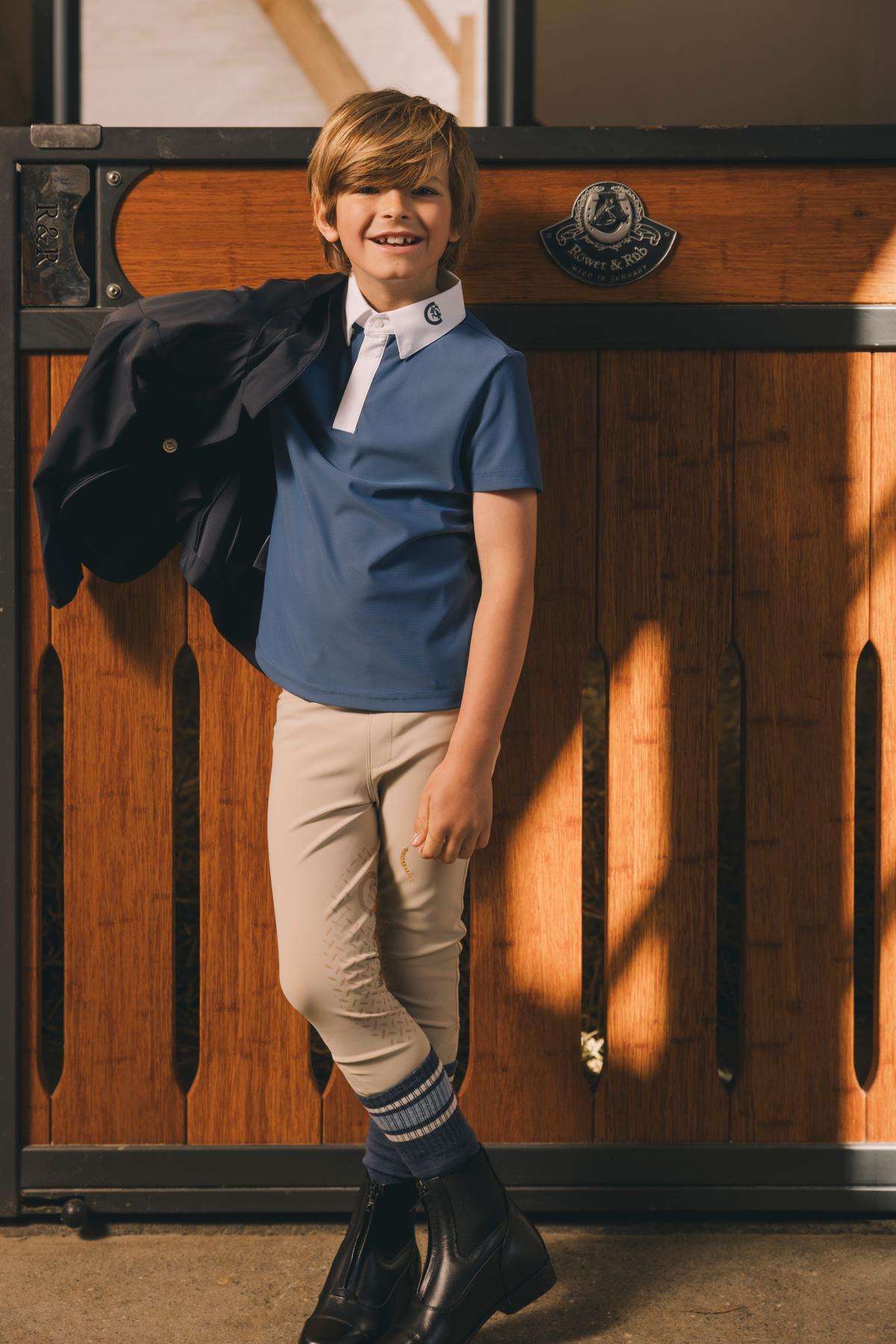 Kentucky Horsewear Boy Show Shirt Short Osaka Kids - Kentucky Horsewear - Equiluxe Tack