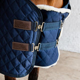 Kentucky Horsewear Chest Expander Quilted With Sheepskin 2 Buckles - Equiluxe Tack