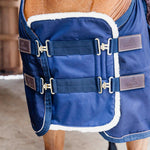 Kentucky Horsewear Chest Expander Waterproof 2 Buckles Navy - Equiluxe Tack