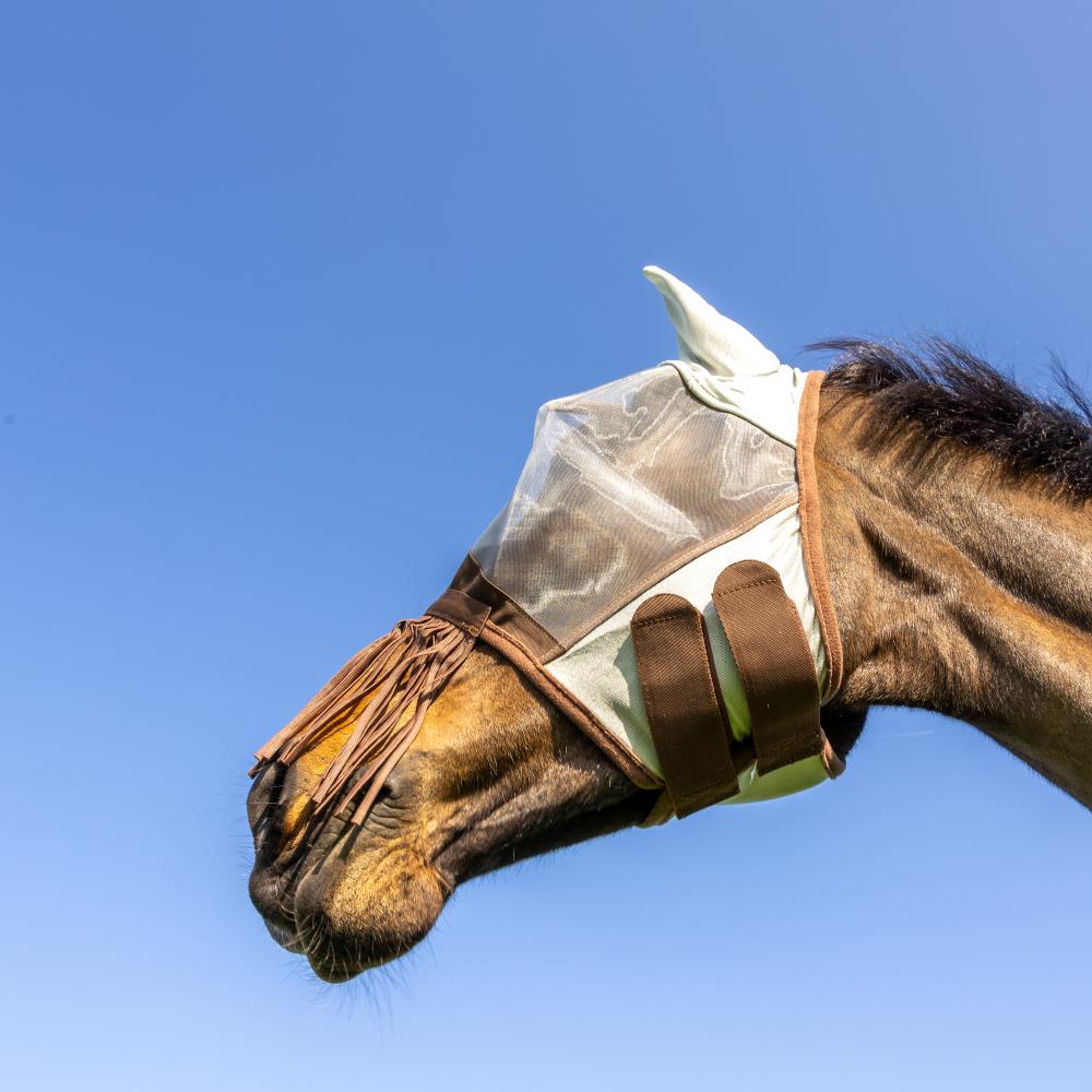 Kentucky Horsewear Classic Fly Mask with Ears & Nose Tassels - Equiluxe Tack